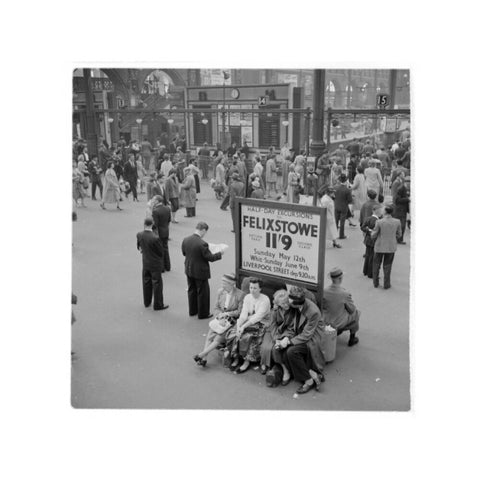 Passengers at Liverpool Street Station 1960