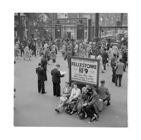 Passengers at Liverpool Street Station 1960