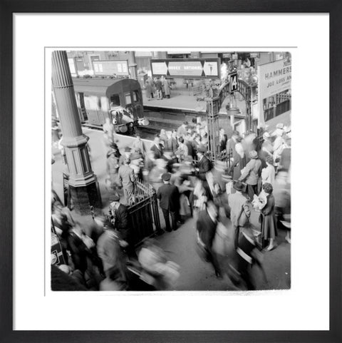 Passengers at Liverpool Street Station 1960