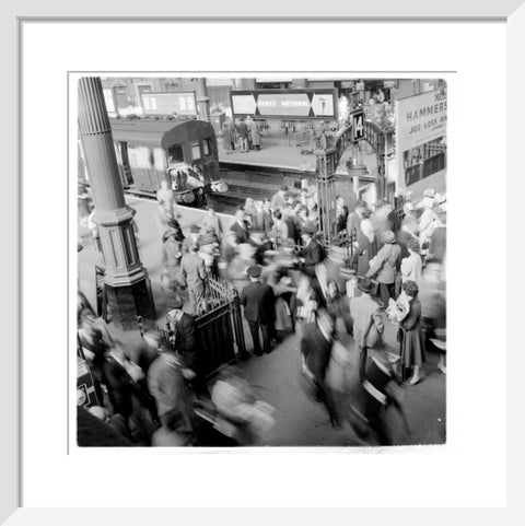 Passengers at Liverpool Street Station 1960