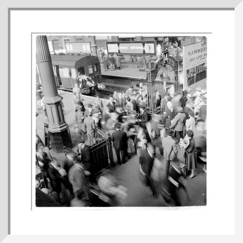 Passengers at Liverpool Street Station 1960