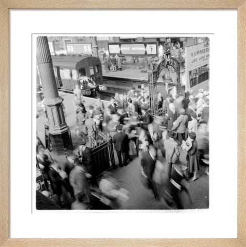 Passengers at Liverpool Street Station 1960