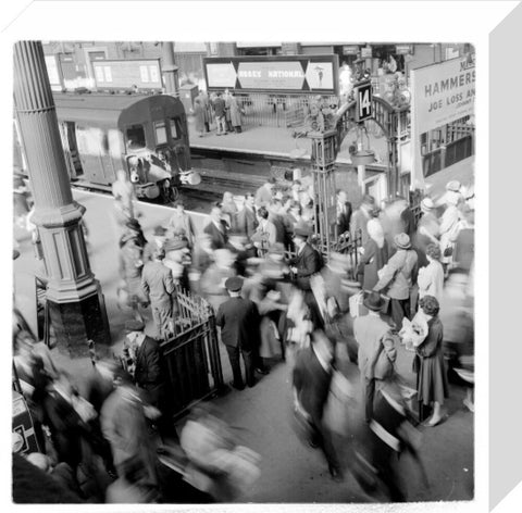 Passengers at Liverpool Street Station 1960