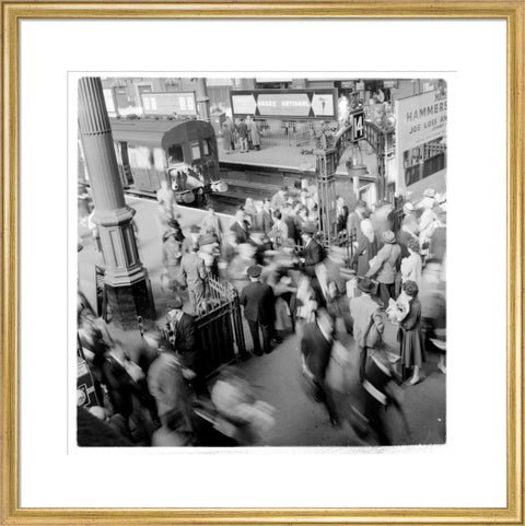 Passengers at Liverpool Street Station 1960