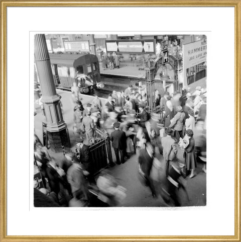 Passengers at Liverpool Street Station 1960