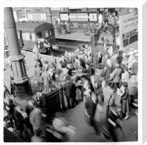 Passengers at Liverpool Street Station 1960