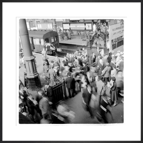 Passengers at Liverpool Street Station 1960