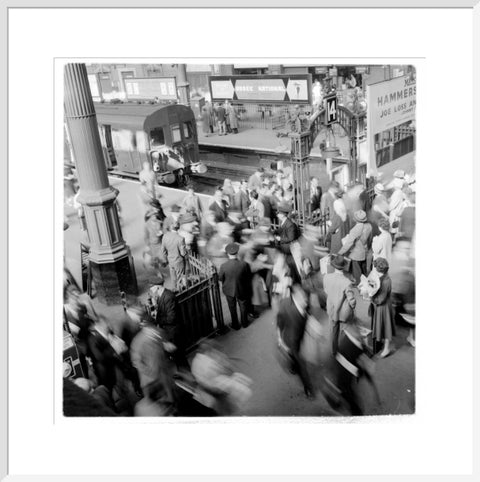 Passengers at Liverpool Street Station 1960