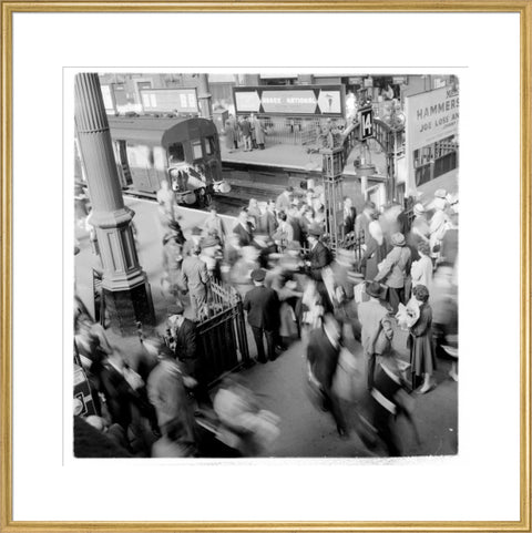 Passengers at Liverpool Street Station 1960