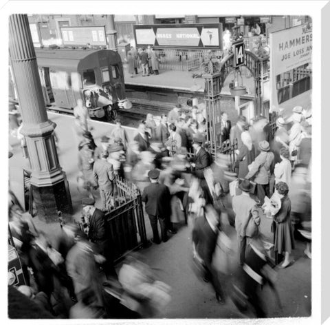 Passengers at Liverpool Street Station 1960