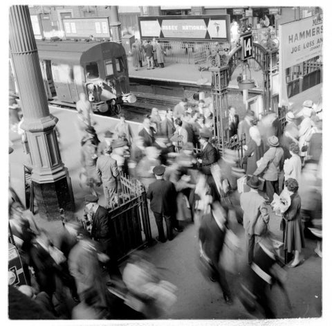 Passengers at Liverpool Street Station 1960