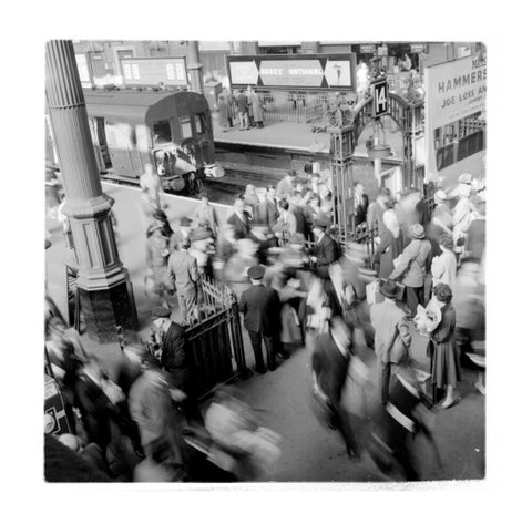 Passengers at Liverpool Street Station 1960