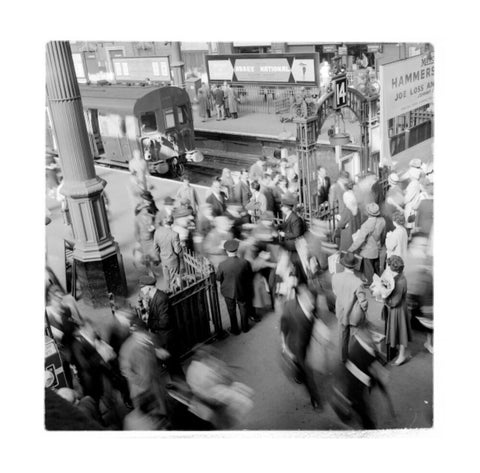 Passengers at Liverpool Street Station 1960