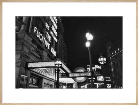 West End at night 1960