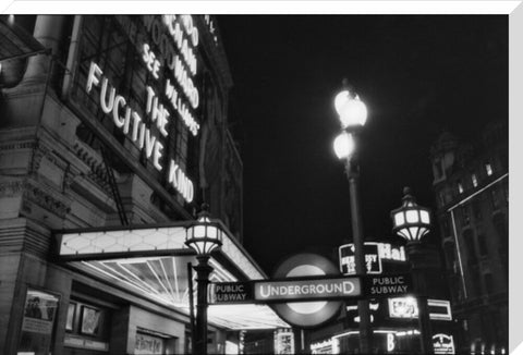 West End at night 1960