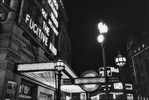 West End at night 1960