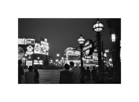 Piccadilly Circus at night 1960