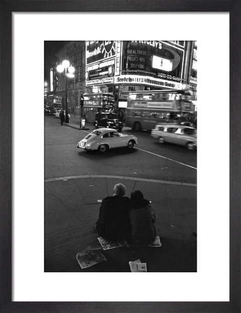Piccadilly Circus at night 1960