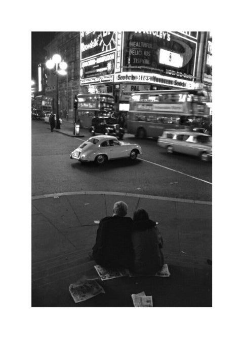 Piccadilly Circus at night 1960