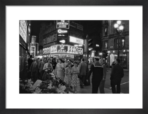 The West End at night 1960