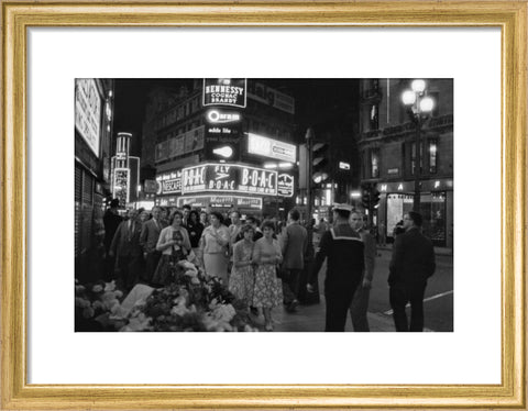 The West End at night 1960