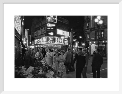 The West End at night 1960