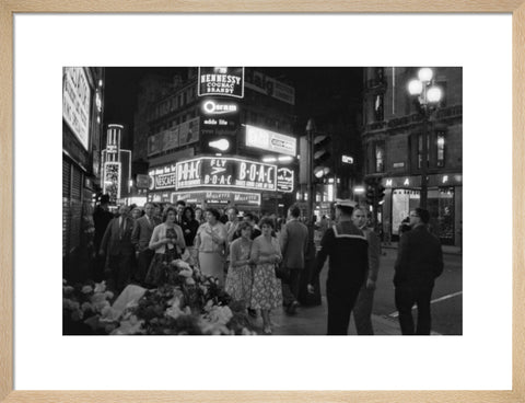 The West End at night 1960