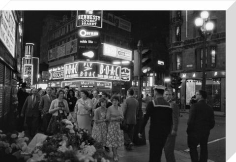 The West End at night 1960