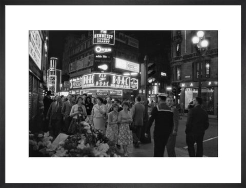 The West End at night 1960