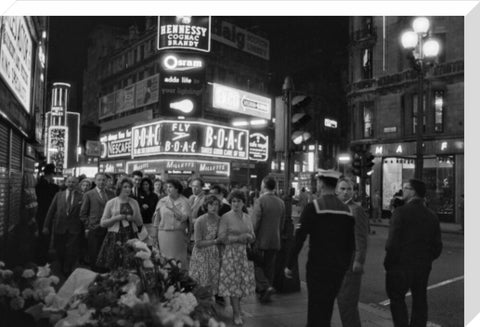 The West End at night 1960