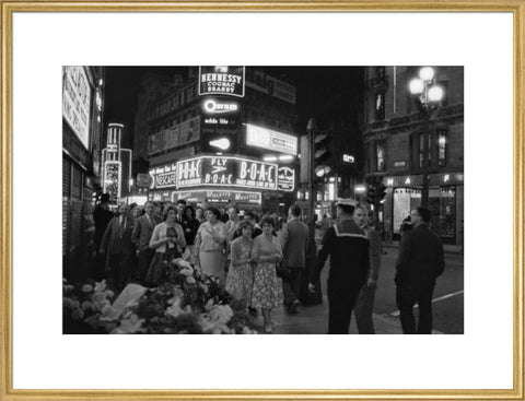 The West End at night 1960