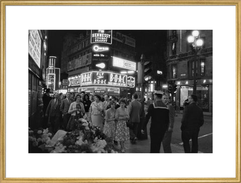 The West End at night 1960