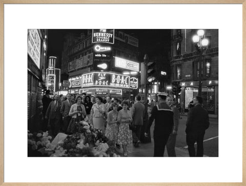 The West End at night 1960