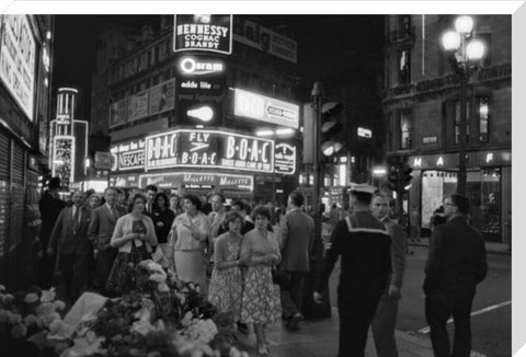 The West End at night 1960