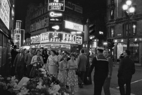 The West End at night 1960