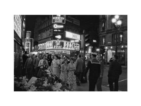 The West End at night 1960