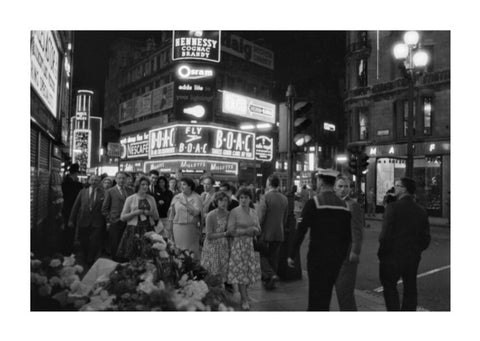 The West End at night 1960