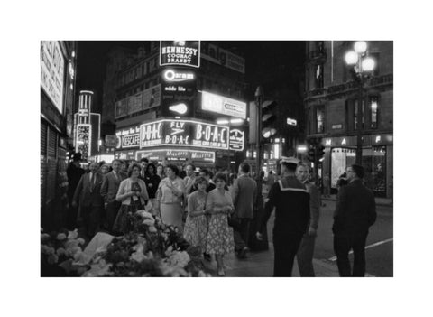 The West End at night 1960