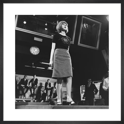 Cilla Black performing on Ready Steady Go 1964
