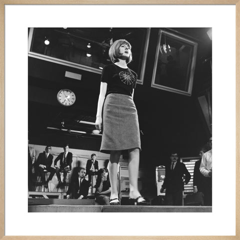Cilla Black performing on Ready Steady Go 1964