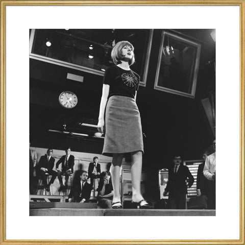 Cilla Black performing on Ready Steady Go 1964