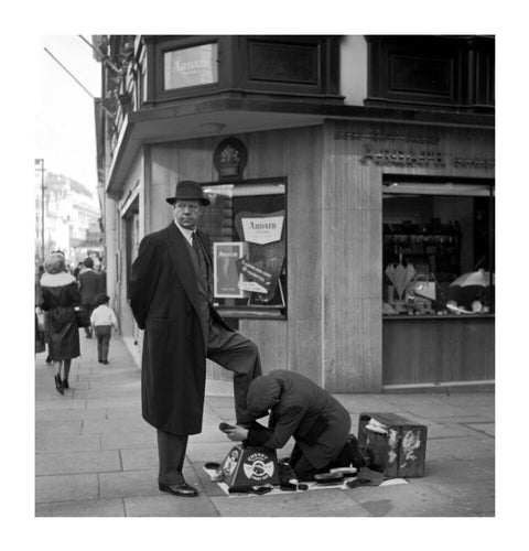 Shoe shine man. c.1955