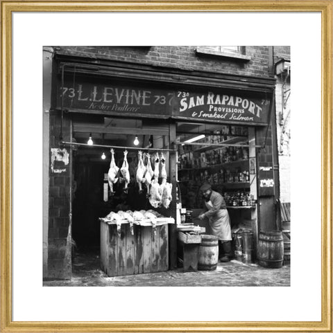 Two East End shops. c.1955