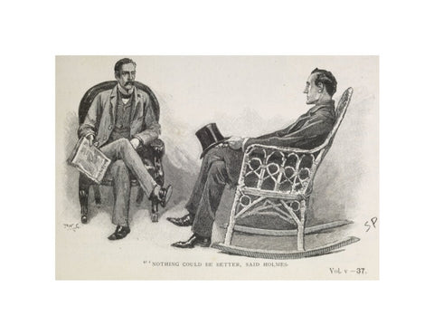 Illustration from the Strand Magazine 1893