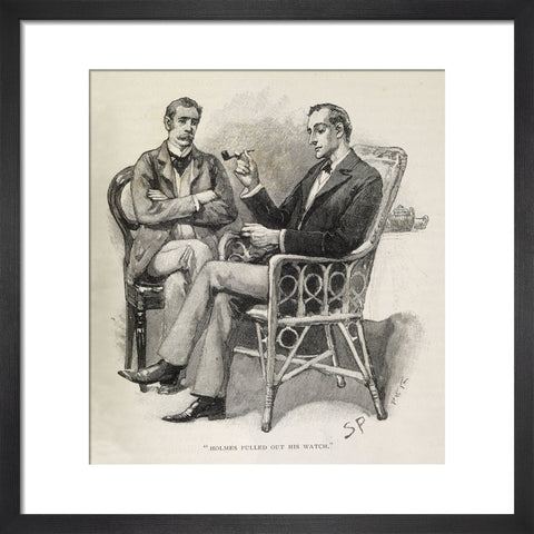 Sherlock Holmes Illustration from the Strand Magazine1893