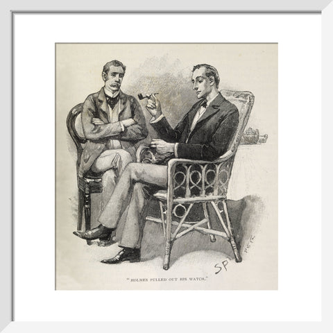 Sherlock Holmes Illustration from the Strand Magazine1893