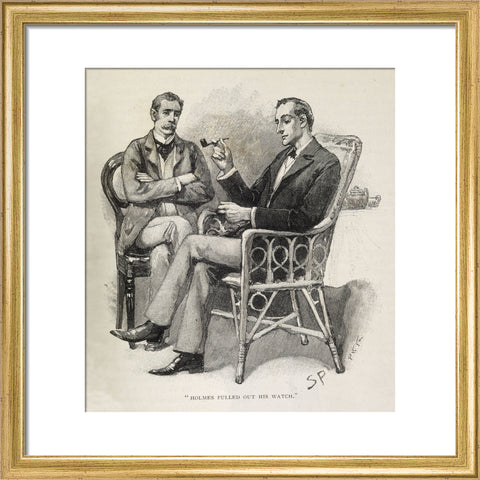 Sherlock Holmes Illustration from the Strand Magazine1893