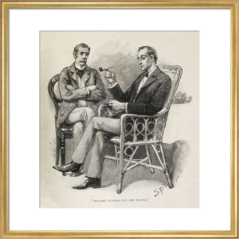 Sherlock Holmes Illustration from the Strand Magazine1893