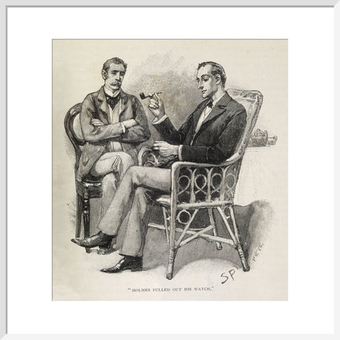 Sherlock Holmes Illustration from the Strand Magazine1893