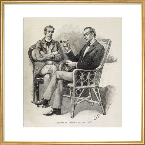 Sherlock Holmes Illustration from the Strand Magazine1893